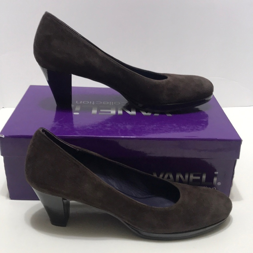 Vaneli Purple Collection Suede Pump Heels Size 9N